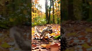 SQUIRREL EXPLORATION IN THE STORY #short #shorts #shortvideo #squirrel #squirrelstory