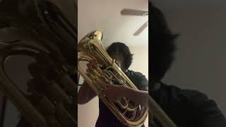 Eb Major Scale on Euphonium - Two Octaves