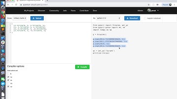 Mini quantum compiler