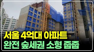 서울 4억대 아파트 소형 줍줍, 주변이 산과 숲으로 둘러싸인 투룸세대