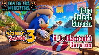Sonic 3 - Data Select Screen... but AI made a Mariachi Version