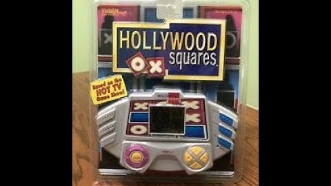 Tiger Electronics Hollywood Squares ORIGINAL RUN Game #3