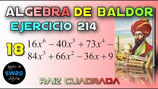 Baldor's Algebra From Scratch Exercise 214 18
