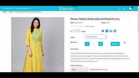 Adding Products Attributes (Optional) | Step 6 | Sitegini