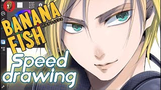 BANANA FISH Ash Lynx How to Draw - Anime Manga Art