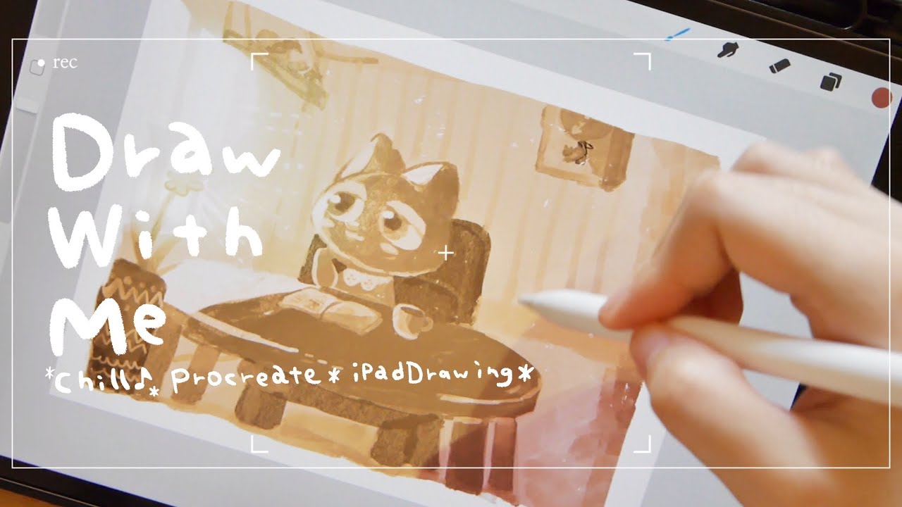 Draw with me | iPad Pro | Procreate | Chill♫ - YouTube