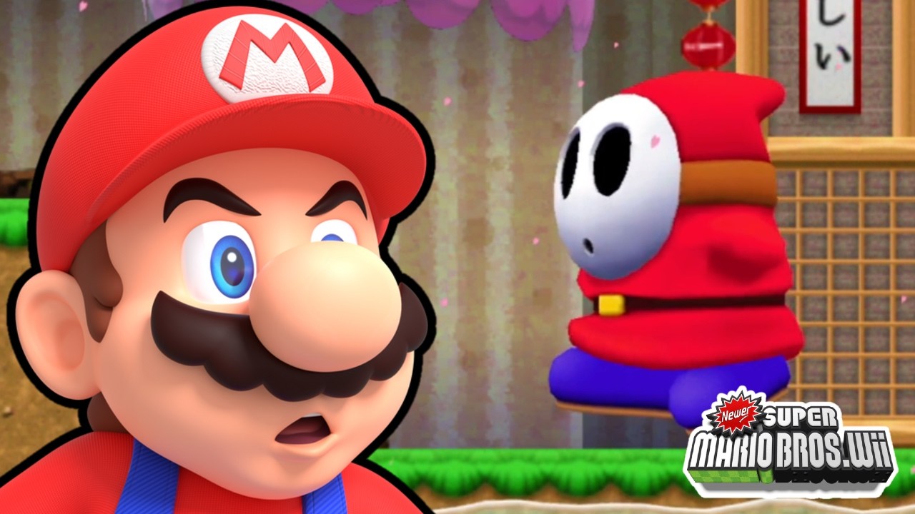 Скромняги захватывают власть!!! (Новая версия Super Mario Bros Wii — Мир 4)