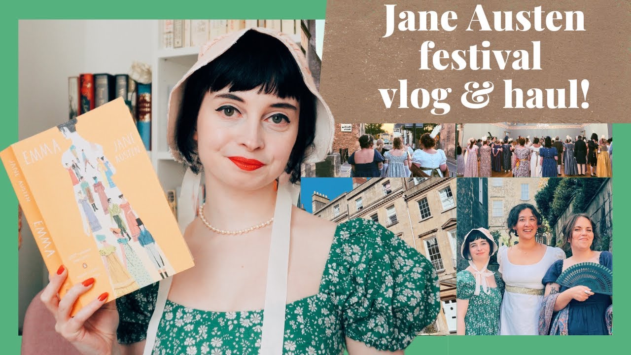My first time visiting the Jane Austen festival ✨🪶 My handmade Regency dress & book haul