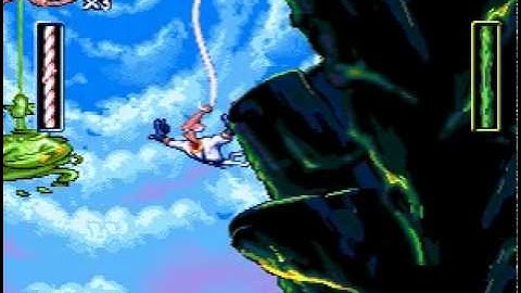 Earthworm Jim (SNES)- Snot a Problem