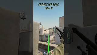 CSGOS2 OP ONEWAY SMOKE DUST 2 #csgo #cs2 #shorts