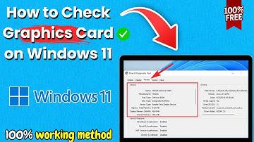 How to Check Graphics Card on Windows 11 in 2025