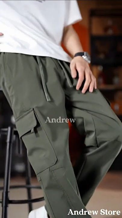 Celana Cargo Panjang Pria Fashion korean style