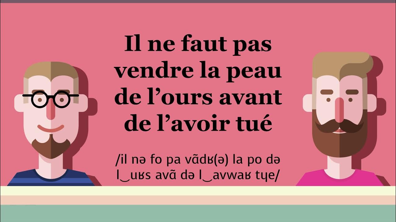 Il ne faut pas vendre la peau de l