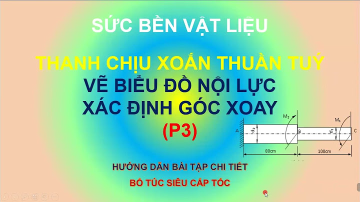 Hướng dẫn giải bài tập sức bền vật liệu 1