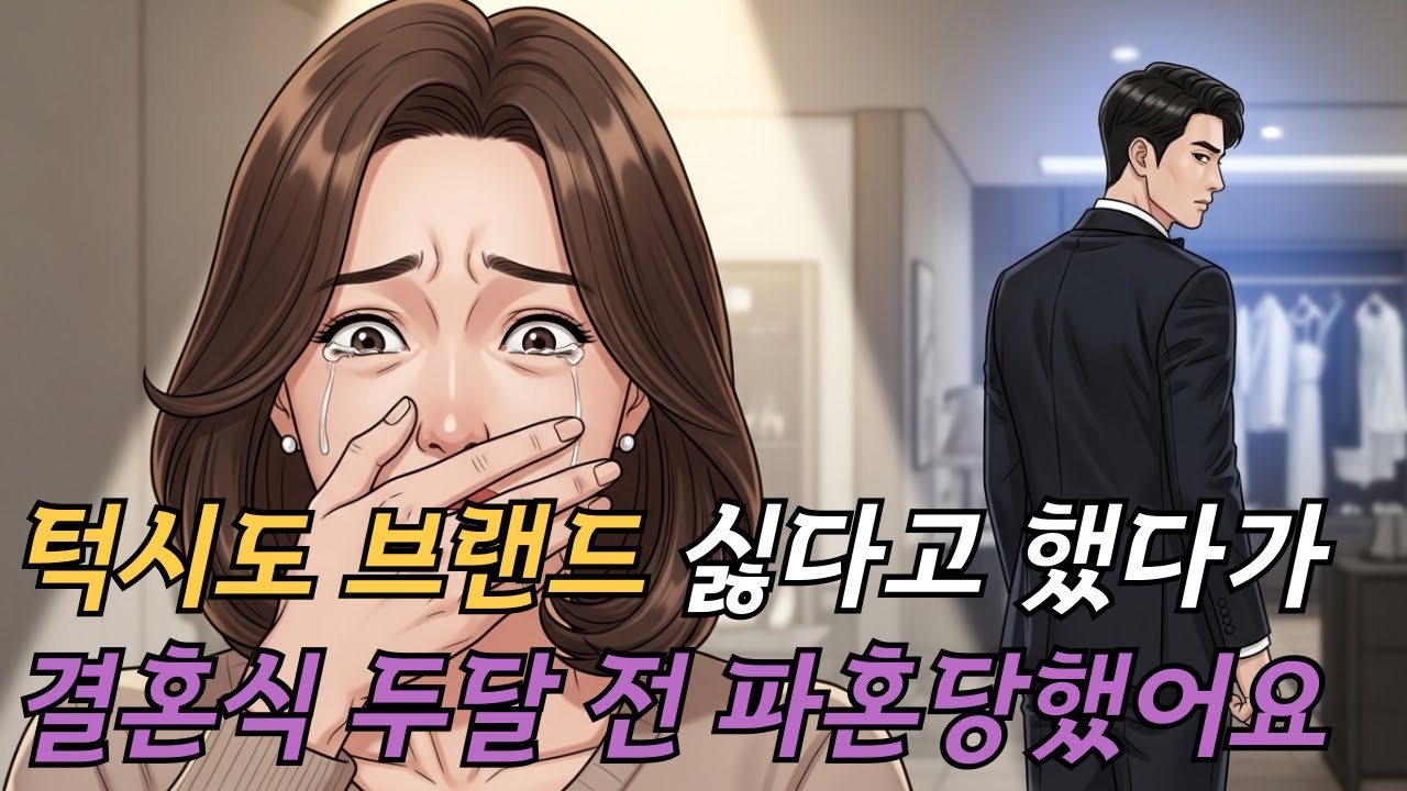 턱시도 브랜드 마음에 안 든다고 결혼 취소했는데 제가 이상한가요?