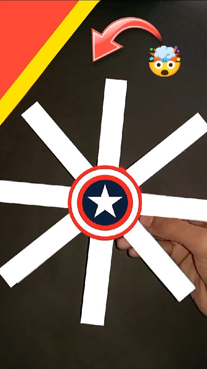 Captian America Boomerange , Easy paper Boomerange making , returnable paper plane #shorts #ytshorts