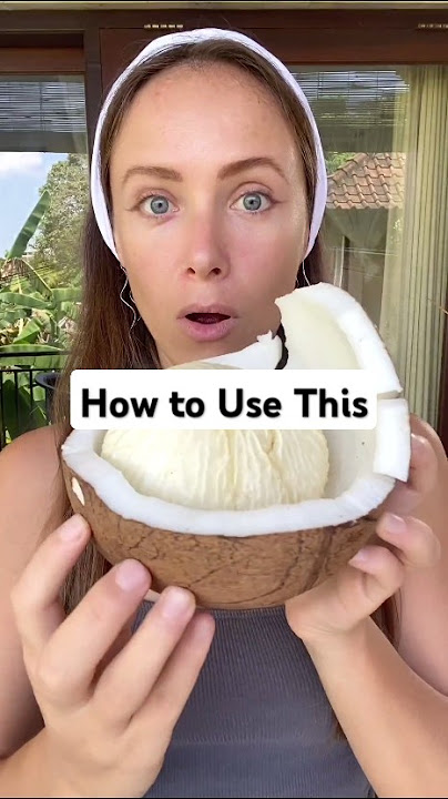 I Had No Idea How to Use This Coconut Thing #coconut