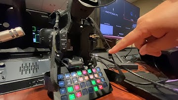 Controlling a Canon XF camera using Bitfocus Companion and a Stream Deck