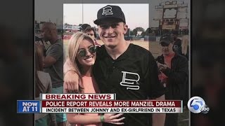 Police report claims Johnny Manziel hit girlfriend multiple times