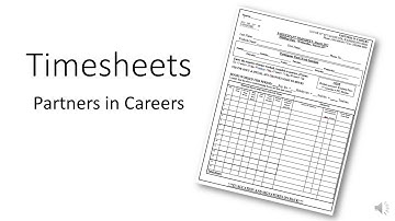 Timesheet Overview Video