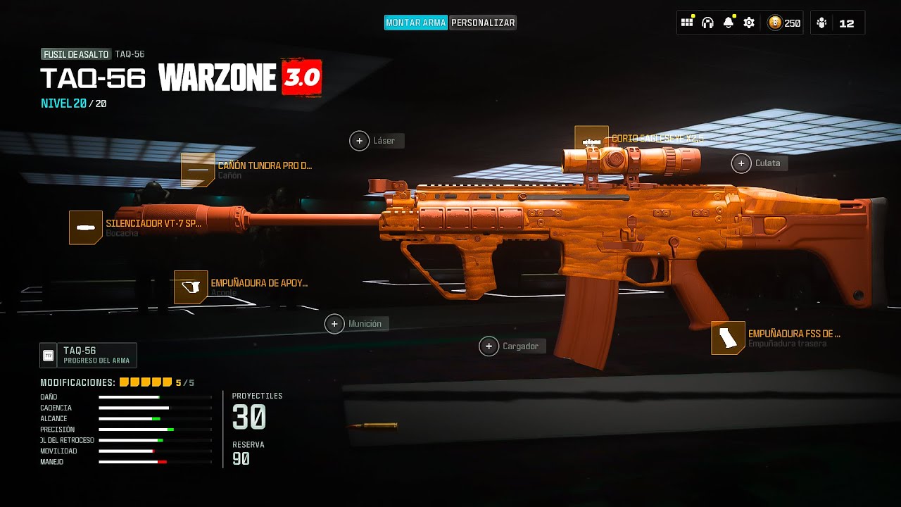 *MUERTA* la TAQ 56 ha DESAPARECIDO en WARZONE!💀 | la MEJOR CLASE de la ...