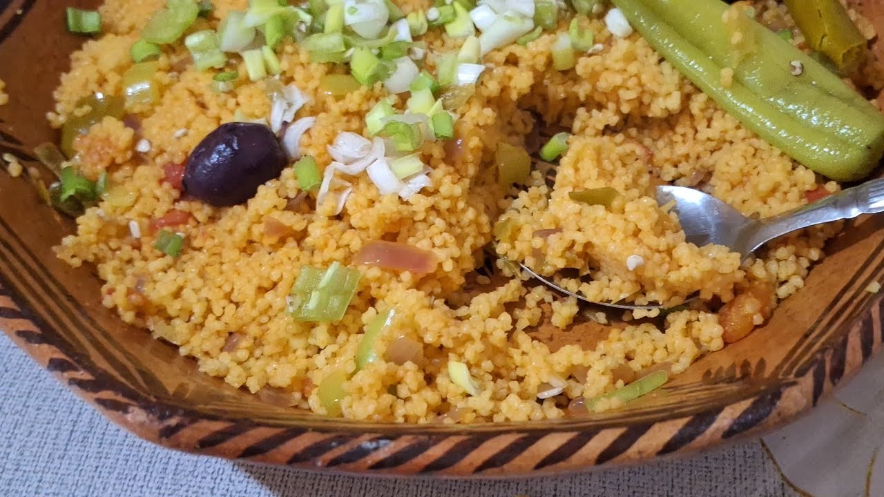 #بربوشة_مغمومة#كسكسي_مطبوخ_وصفة_من_ايام_الزمن_الجميل#كسكسي_بدون_تفوير_يحظر_بواش_موجود_في_الدار👌