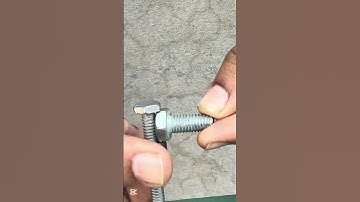 How to Fix Nut Bolt in Narrow Pipe? Watch this Diy Tool Trick #howto #diy #shorts #nut #bolt