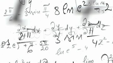 Maths Equation Loop. Stock Footage