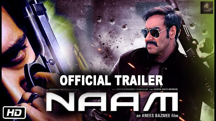 Naam Official Trailer | Ajay Devgan | Sameera Reddy | Bhumika Chawla | Anees Bazmee | Thriller Film