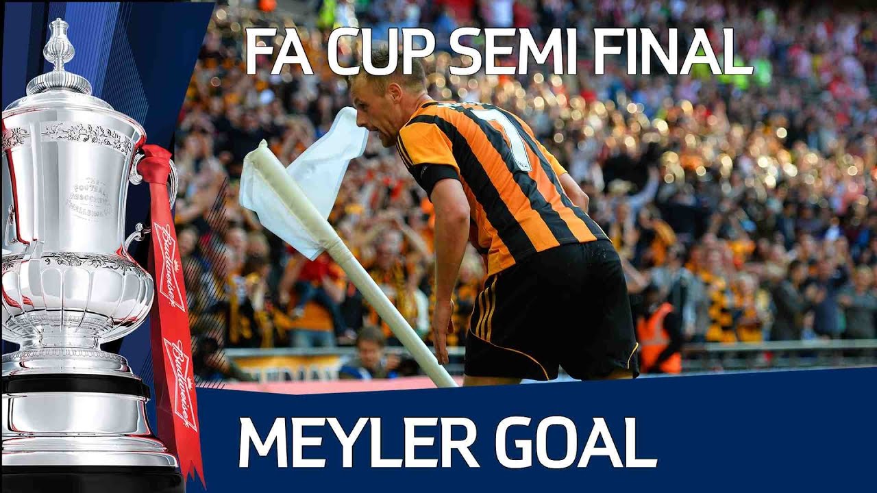 DAVID MEYLER GOAL: Hull City confirm their place in the FA Cup Final winning their Semi Final 5-3