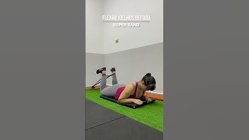 FLEXÃO JOELHOS DEITADA - SUPER BAND