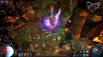 Path of exile Hideout enchanted forest build.