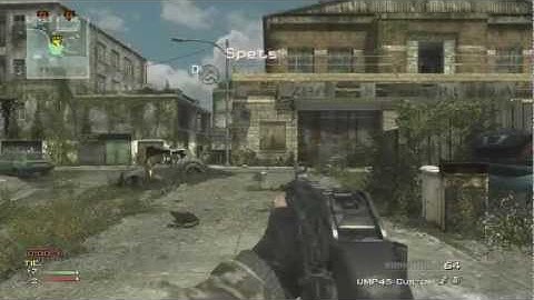 MW3: Throwing knife across the map Kill Cam