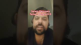 #seriea#35giornata....torino- Bologna 0-0....4°pareggio consecutivo