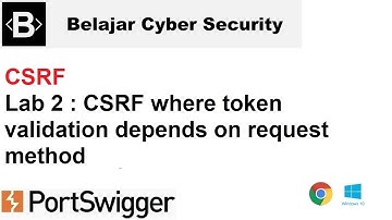 CSRF - Lab 2 : CSRF where token validation depends on request method