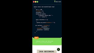 #fibonacci using while loop | #codefacts