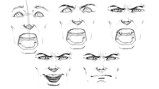 How to Draw Various Face Expressions  Step by Step