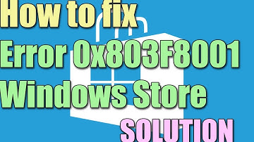 Fix 0x803F8001 Error Windows Store in Windows 11/10/8 I SOLUTION 2025