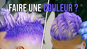 Quelle couleur de cheveux pour un homme ?