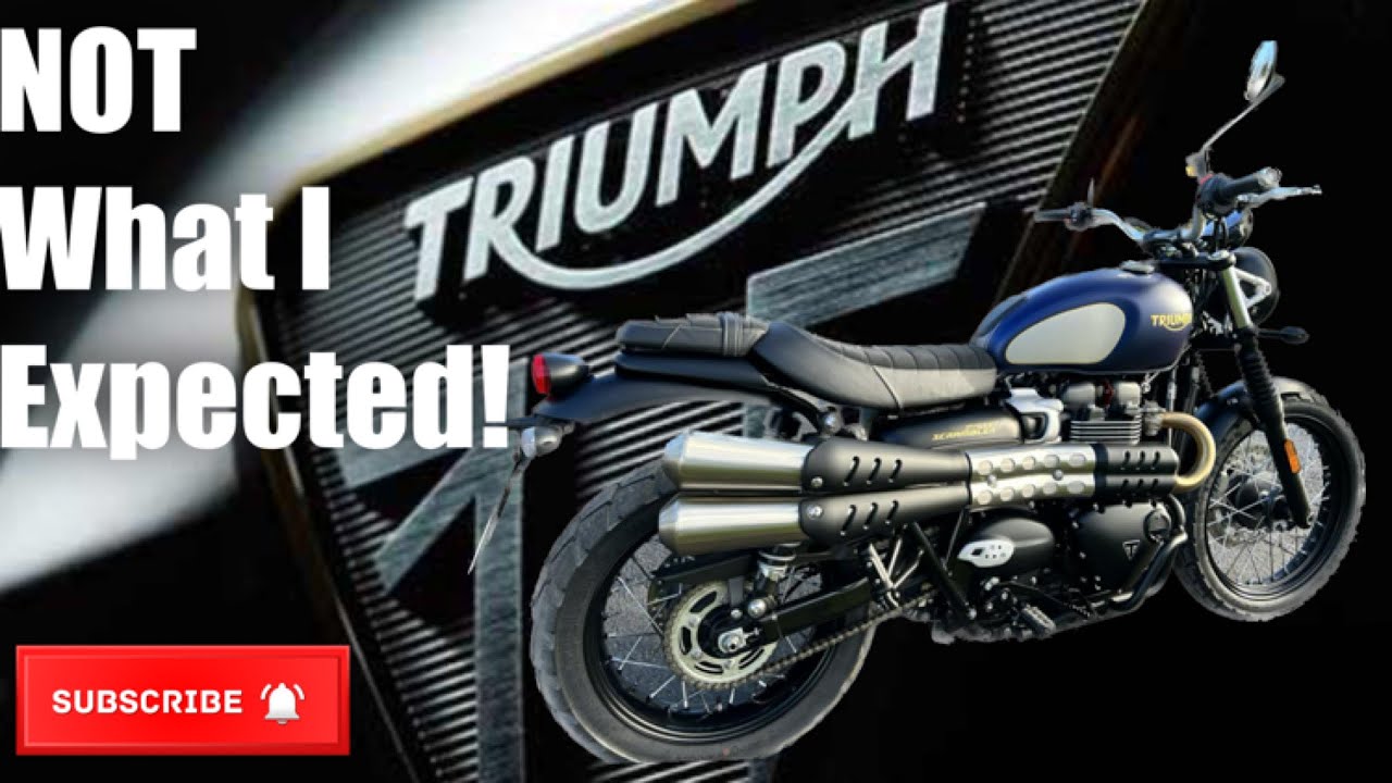 TRIUMPH SCRAMBLER NOT what I Expected! YouTube