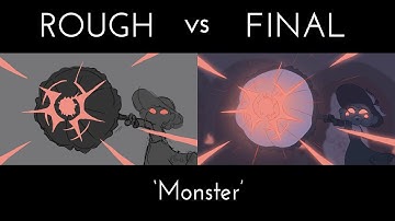Rough vs Final - Monster - Star vs the Forces of Evil fan animatic