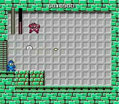 Megaman 1: Cutman battle, no damage & buster only