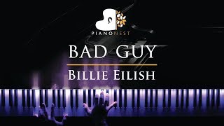 Billie Eilish - bad guy - Piano Karaoke / Sing Along Cover with Lyrics Resimi