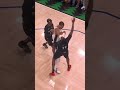 Dylan Harper reaction to Wemby elbowing Naz Reid in tonights game 4 in Target center