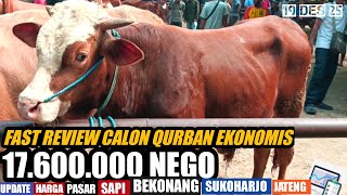 Review Superan Jantan \u0026 Calon Qurban Pasar Bekonang Sukoharjo