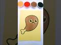 Sand painting meat #art #sandart #shorts #coloring #kidsart #sandpainting #christmas #chicken
