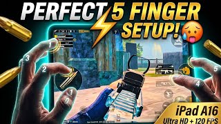 I Found the PERFECT 5 Finger Handcam Setup! 🥵 Aggressive ⚡️ iPad A16 Ultra HD + 120 FPS