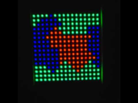 Cyclic cellular automata running on Pixelblaze 3