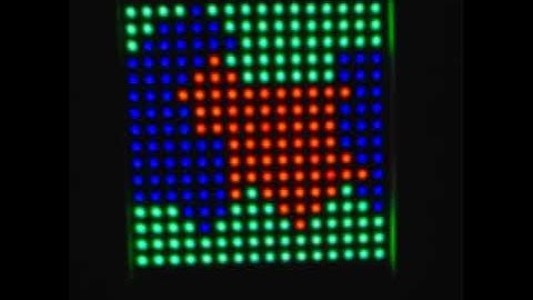 Cyclic cellular automata running on Pixelblaze 3