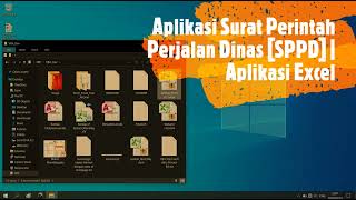 Praktis & Cepat Aplikasi SPPD versi 1.1 Terbaru | Aplikasi Surat Tugas Berbasis Excel GRATIS